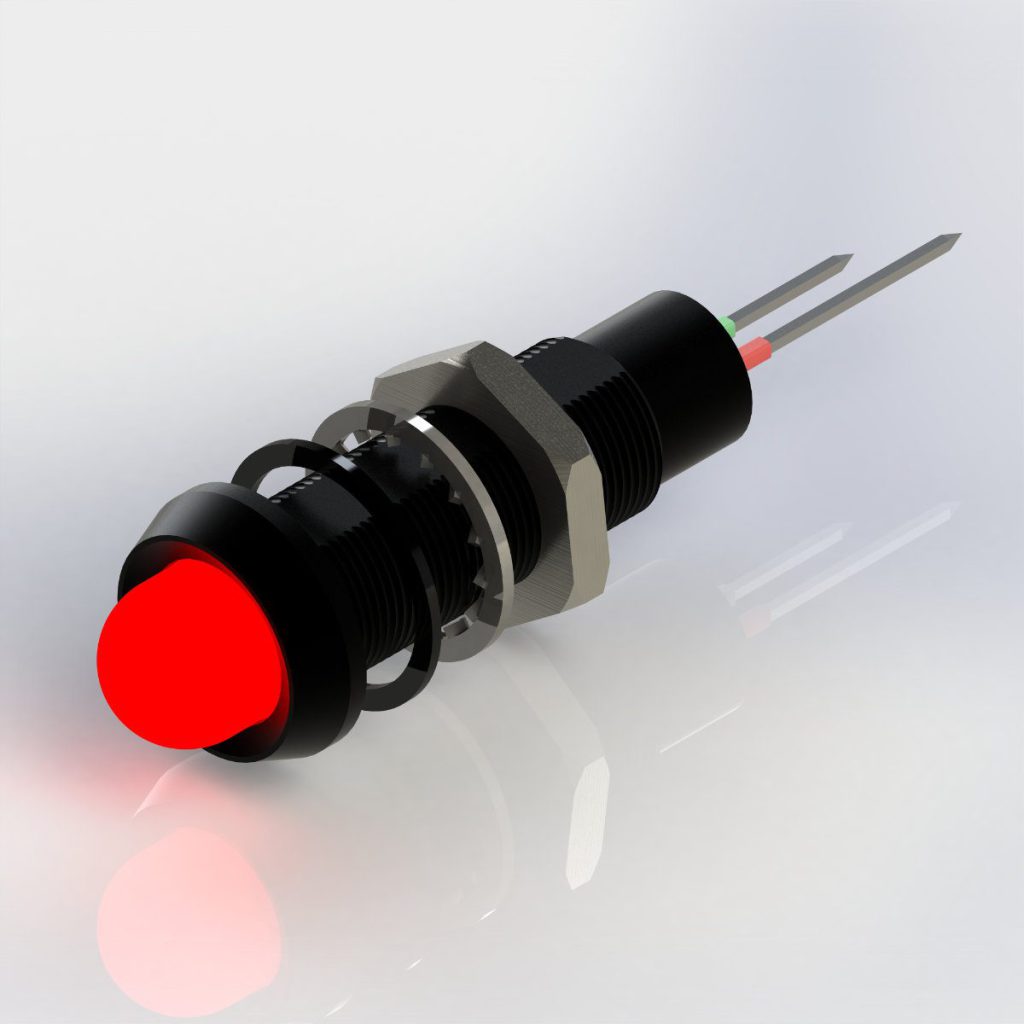 614 Series Bi-Colour Sealed LED Panel Indicator