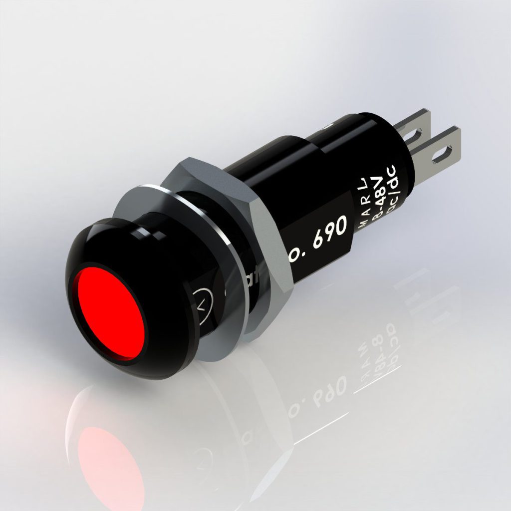 690 Series UL Certified Sealed LED Panel Indicator